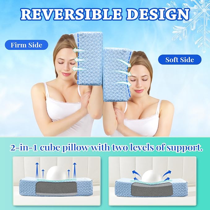 HARBOREST Cooling Cube Pillow - Image 4