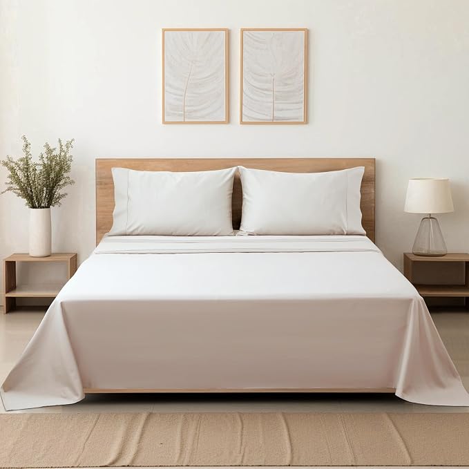 Cotton Twin Flat Sheet Only, 600 Thread Count 100% Egyptian Cotton Top Sheet - Image 8