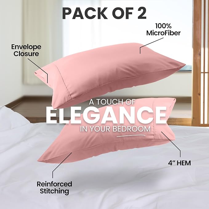 Utopia Bedding Pillow Cases King Size 2-Pack – Soft Brushed Microfiber – - Image 5