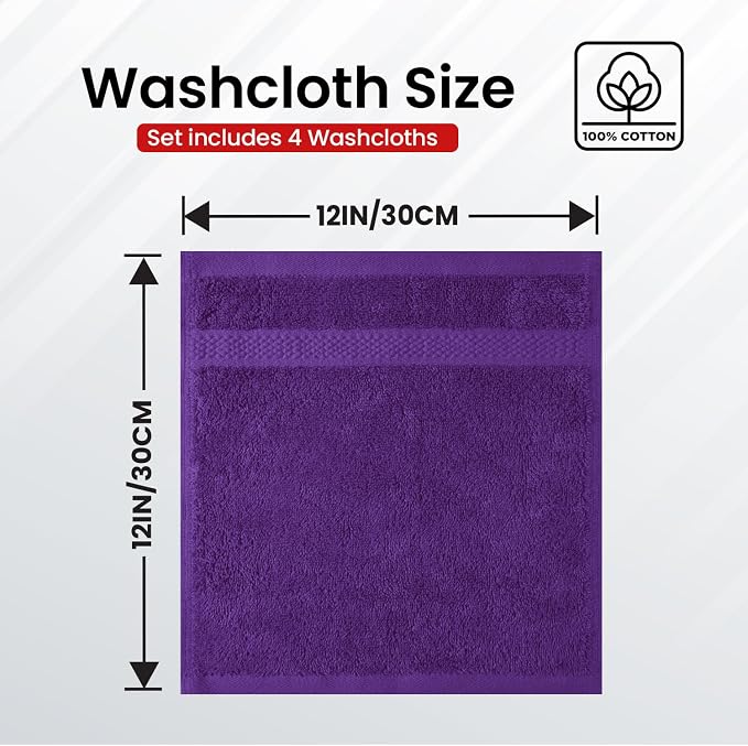 Infinitee Xclusives Luxury Wash Cloths - Image 3