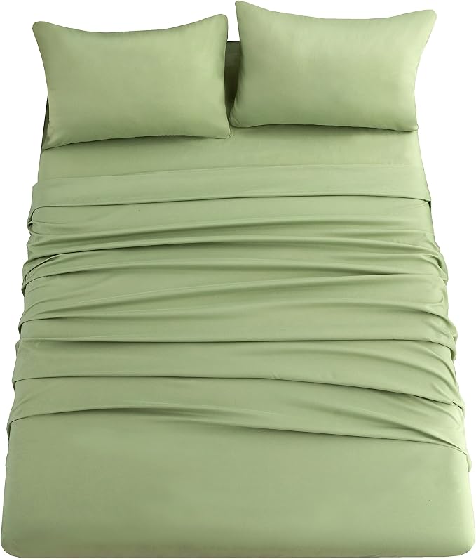 Sfoothome Twin XL Fitted Sheet Only, Brushed Microfiber, Extra Soft and - Image 2