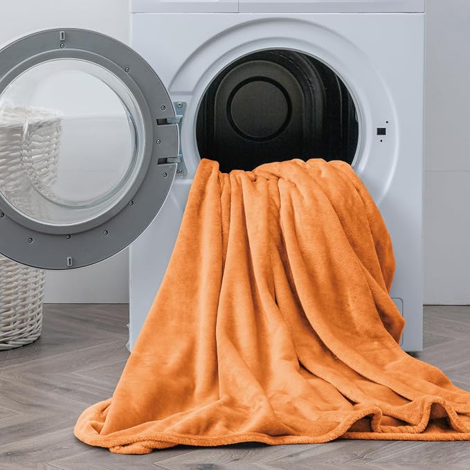 BEDELITE Flannel Sheets Queen Size Burnt Orange - Image 8