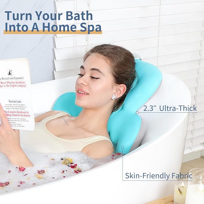 Luxury Bath Cushion, Full Body Bathtub Pillow - Image 4