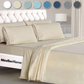 Mueller Luxury 6 PC Full Size Bed Sheets, Super Soft 1800, Deep Pocket up to by Mueller
