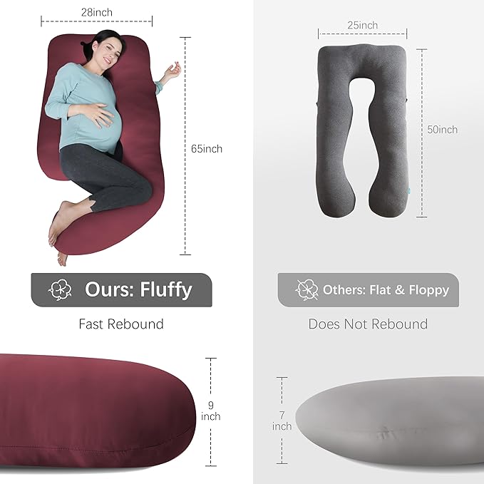 MOON PARK Pregnancy Pillows for Sleeping - Image 7