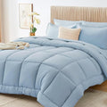 Sasttie King Size Comforter Set, 7 Pieces Bed in a Bag King, Complete Bedding by SASTTIE