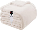Electric Heated Blanket Full Size 72"x84", Soft Flannel by Soypipo