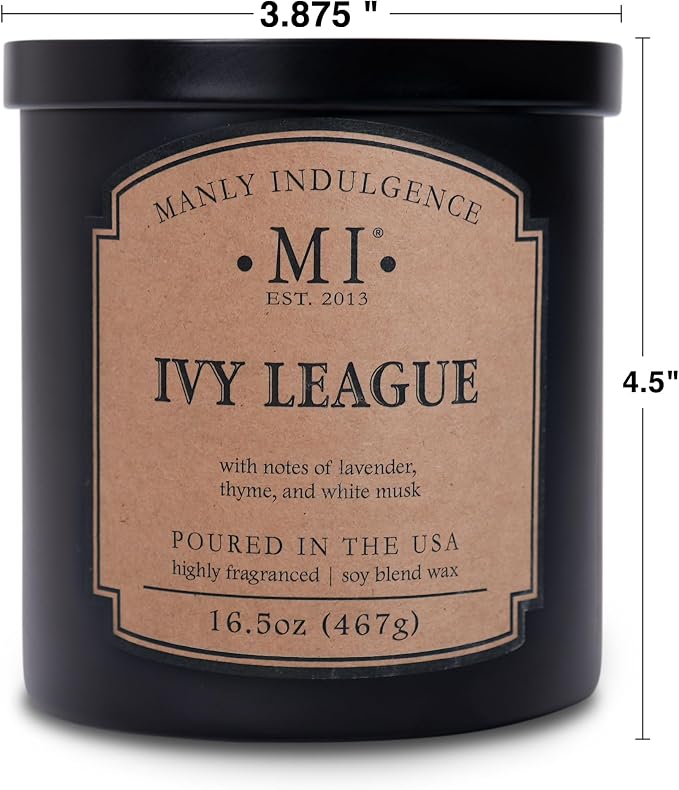 Manly Indulgence Ivy League Scented Candles - Image 4