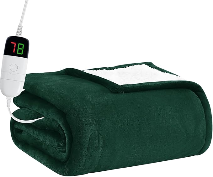 BOMOVA Heated Electric Throw Blanket by BOMOVA