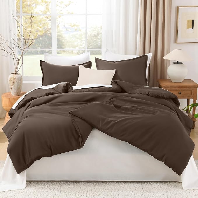 Litanika Chocolate Comforter California King Size, 3 Pieces Cal King - Image 3