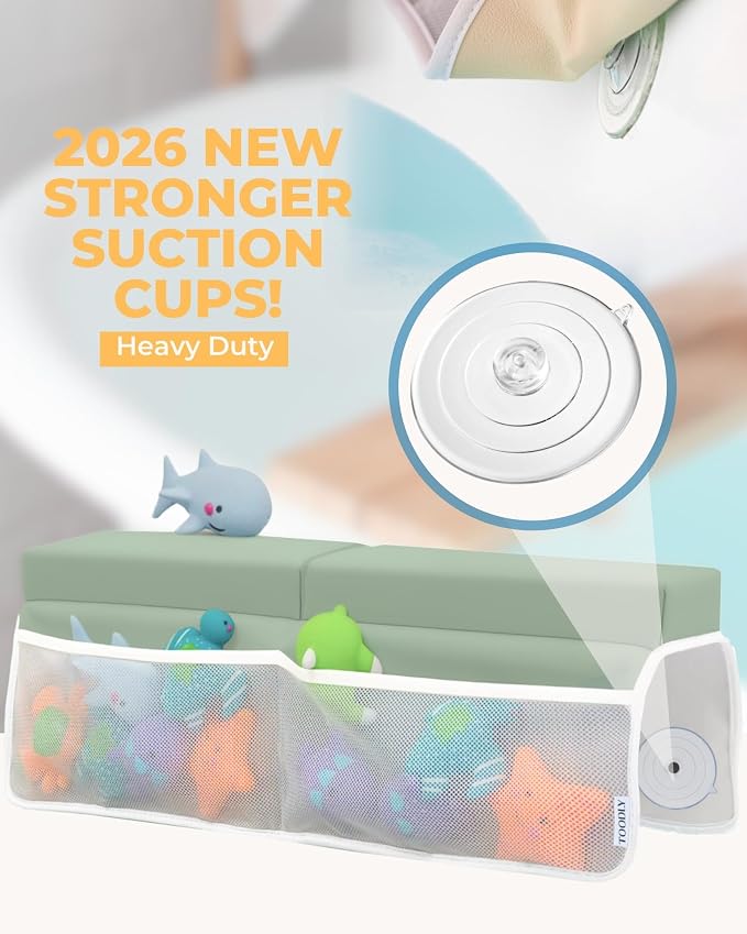 Comfortable Baby Bath Kneeler and Elbow Rest Pad Set – Thick Memory Foam Bath - Image 5