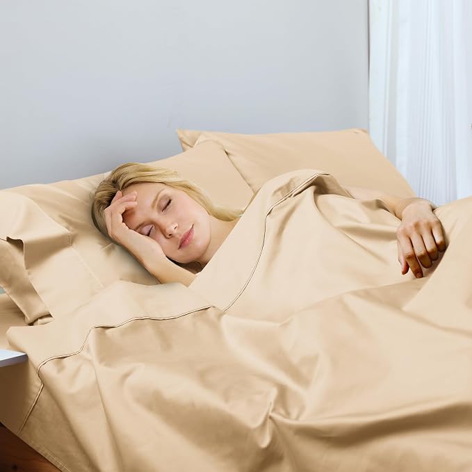 Cotton Queen Flat Sheet Only, 600 Thread Count 100% Egyptian Cotton Top Sheet - Image 6