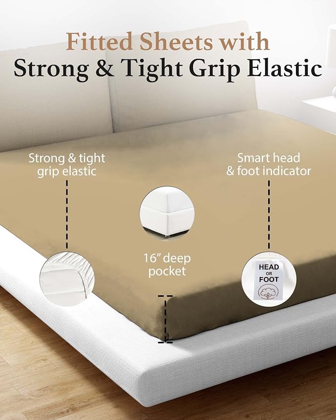 Good Sleep Bedding XL Twin Fitted Sheet - Image 4