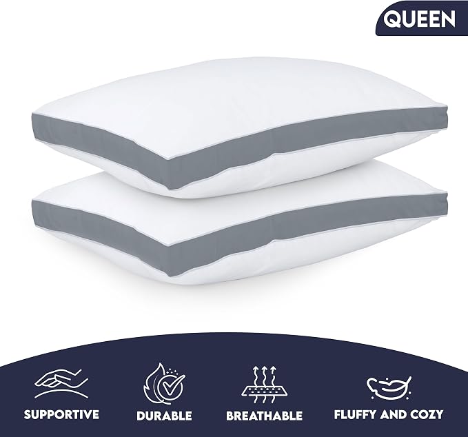 Utopia Bedding Bed Pillows for Sleeping King Size, Soft & Fluffy Pillow - Image 4