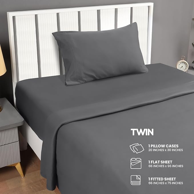 Utopia Bedding Twin Sheet Set - Image 2