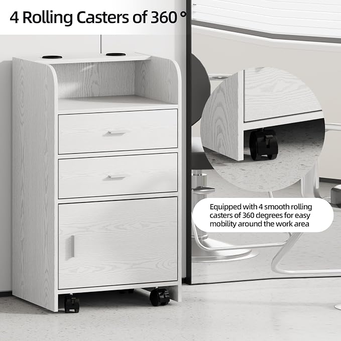 4ever2buy Salon Station for Hair Stylist, Salon Trolley Cart - Image 4