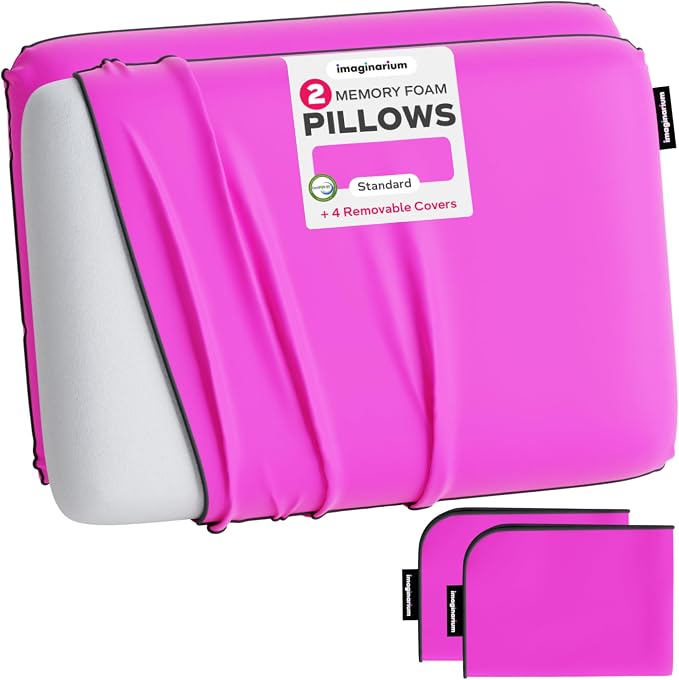Imaginarium 2 Pack Memory Foam Pillows by Unknown