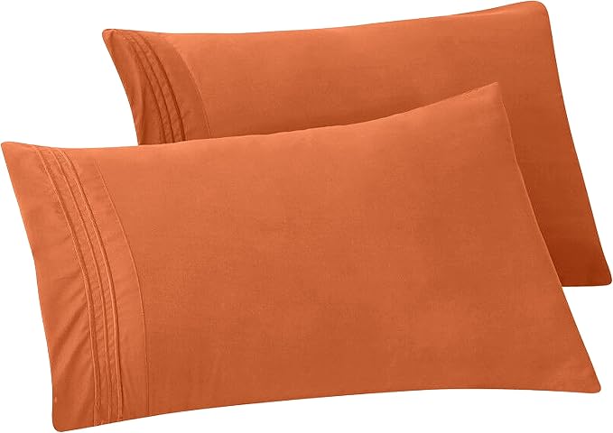 Elegant Comfort Solid Pillowcases 1500 Premium Hotel Quality Microfiber by ELEGANTCOMFORT