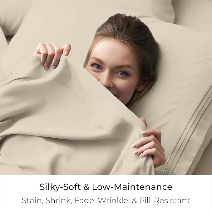 Mellanni California King Size Flat Sheet - Image 5