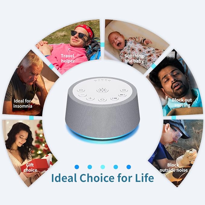 SoundLegend White Noise Sleep Sound Machines 30 Sounds 32-Level Volume 12 - Image 7