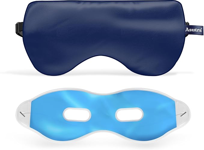 ASUTRA Silk Eye Pillow for Sleep, Weighted Eye Mask, Meditation & Light by ASUTRAASUWD