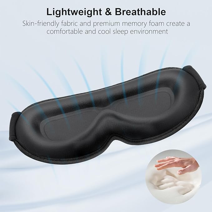 Gritin 100% Blackout Sleep Eye Mask - Image 6