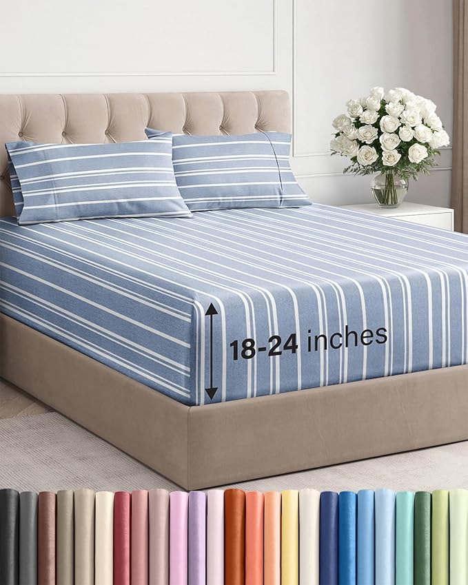 Extra Deep Cal King Sheet Set by CGKUnlimited