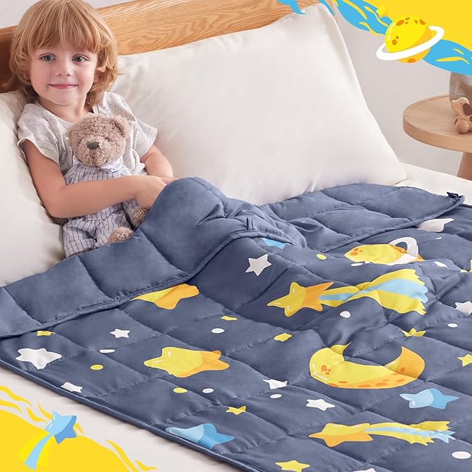 anfie Weighted Blanket Kids, Weighted Blanket Cooling Blanket - Image 5