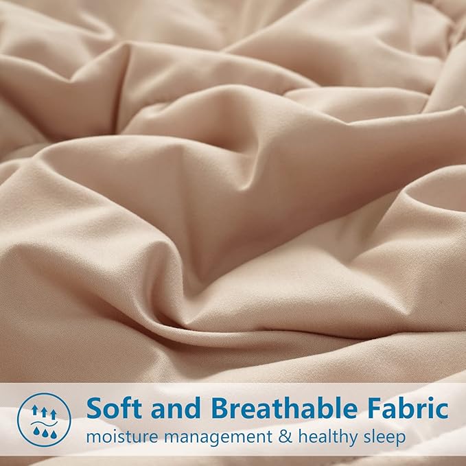 EASELAND King Size Down Alternative Comforter - Image 4