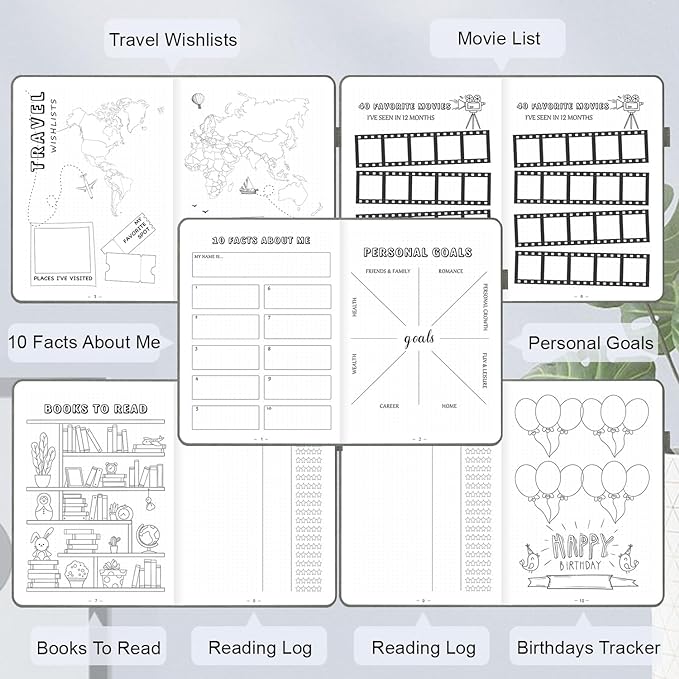 Premade Dotted Journal Notebook - Image 3