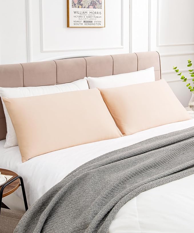 Warmstar Cotton Pillow Cases Standard Size Set of 2, 600 Thread Count - Image 2