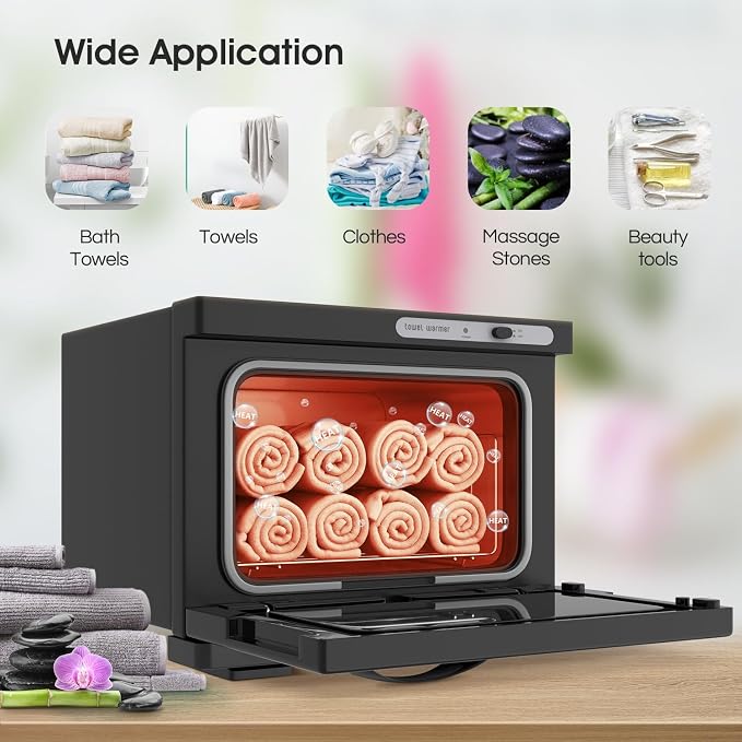 Towel Warmer Cabinet, 8L Hot Spa Small Towel Warmer Heating Use - Image 4
