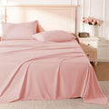 ROSE&RISY Pink Twin Sheet Set, 3 Pieces Soft Bedding Twin Sheet Set, Breathable by ROSERISY
