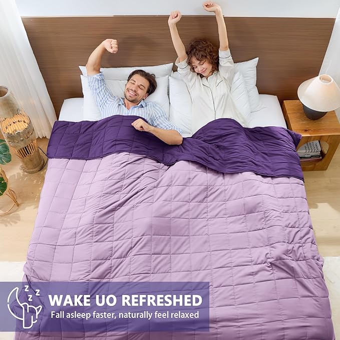 King Size Weighted Blanket for Adults Cooling Heavy Blanket for Sleeping - Image 4
