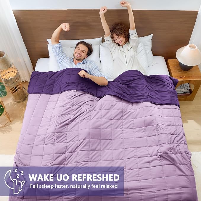 King Size Weighted Blanket for Adults Cooling Heavy Blanket for Sleeping - Image 6