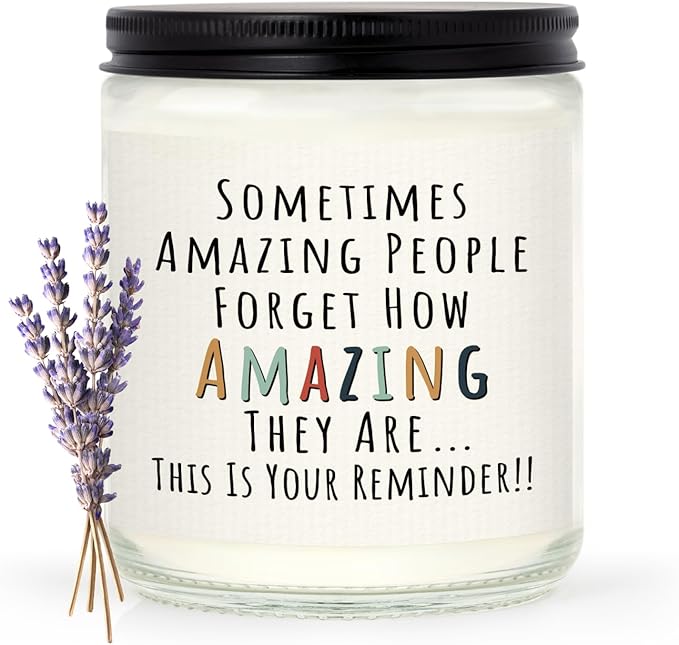 Craftique Gifts for Women, Birthday Gifts for Women- You're Amazing Candle- by Craftique