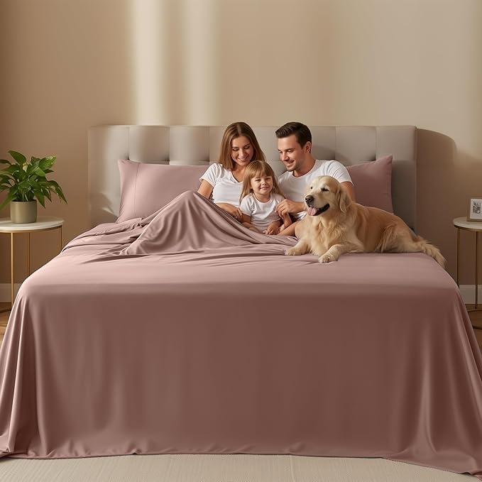 Utopia Bedding King Size Sheet Set – 4 Piece Bed Sheets, Soft and Breathable - Image 2
