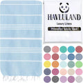 HAVLULAND Turkish Beach Towels, Oversized 40"x72" Turkish Bath Towel, Highly by Havluland
