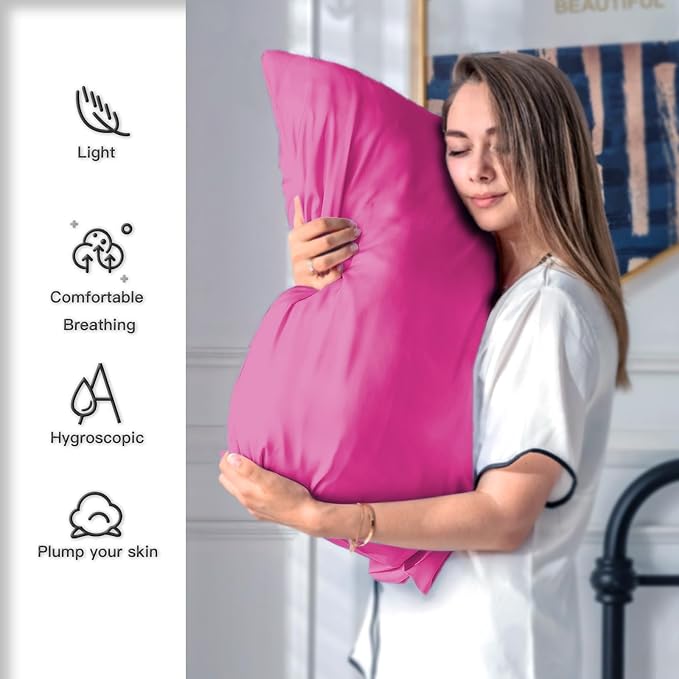 Mulberry Silk Pillowcase for Hair and Skin Pillow Case - Image 3