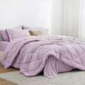 Love's cabin Full Comforter Set Light Purple, 7 Pieces Full Bed in a Bag by Lovescabin