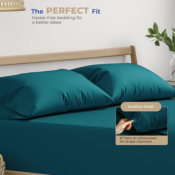 Thread Spread 100% Cotton King Size Pillow Cases Set of 2 - Image 4