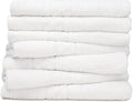 ZUPERIA 7-Pack White Bath Towels by Zuperia