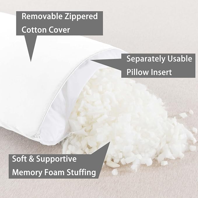 WhatsBedding Memory Foam Body Pillow - Image 2