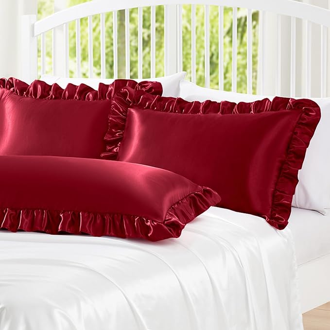 Homiest Ruffle Satin Pillowcase - Image 2