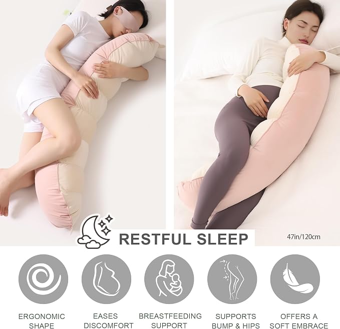 Peallow – Long Round Body Pillow - Image 5
