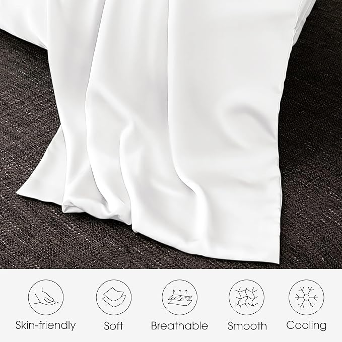 100% Silk Pillow Cases 2 Pack Standard Size Mulberry Silk Pillowcase - Image 4