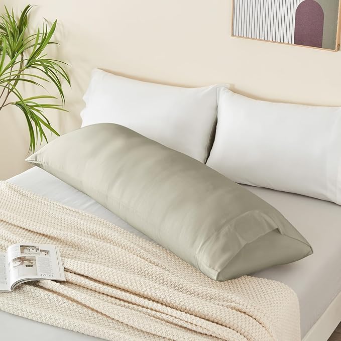 BEDELITE Body Pillow Cover, Rayon Made from Bamboo, Cooling Body Pillow - Image 8