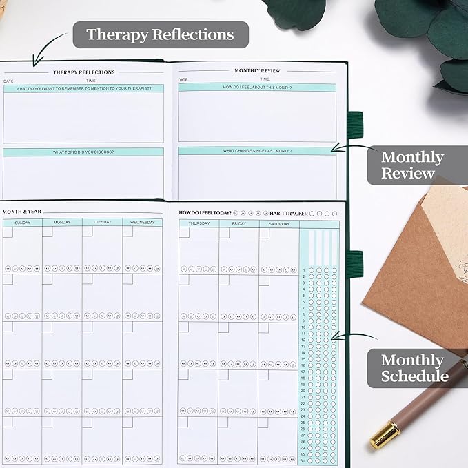 Mental Health Journal, Anxiety & Guided Journal - Image 4