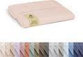 Linen Home 100% Cotton Percale Weave Fitted Sheet, Full Size, Sand Shell by LINENHOME
