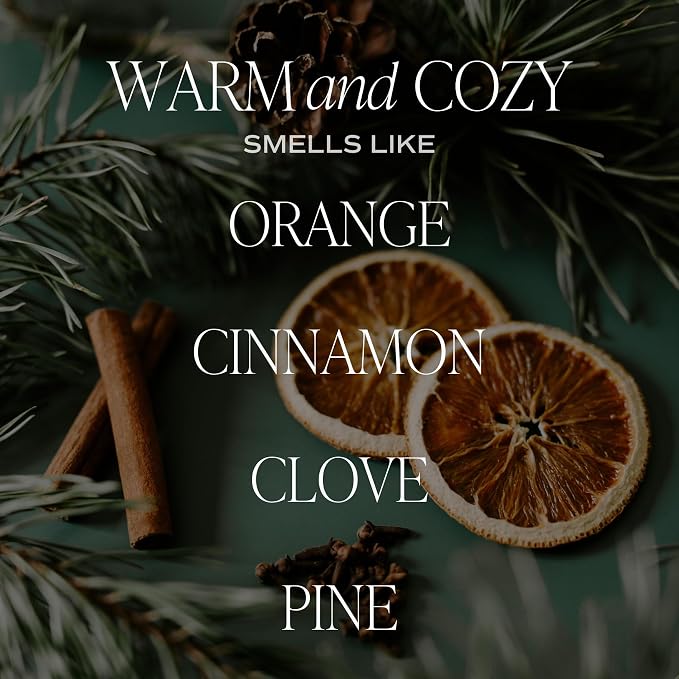 Sweet Water Decor Warm and Cozy Candle | Pine, and Fir Balsam Winter Scented - Image 2